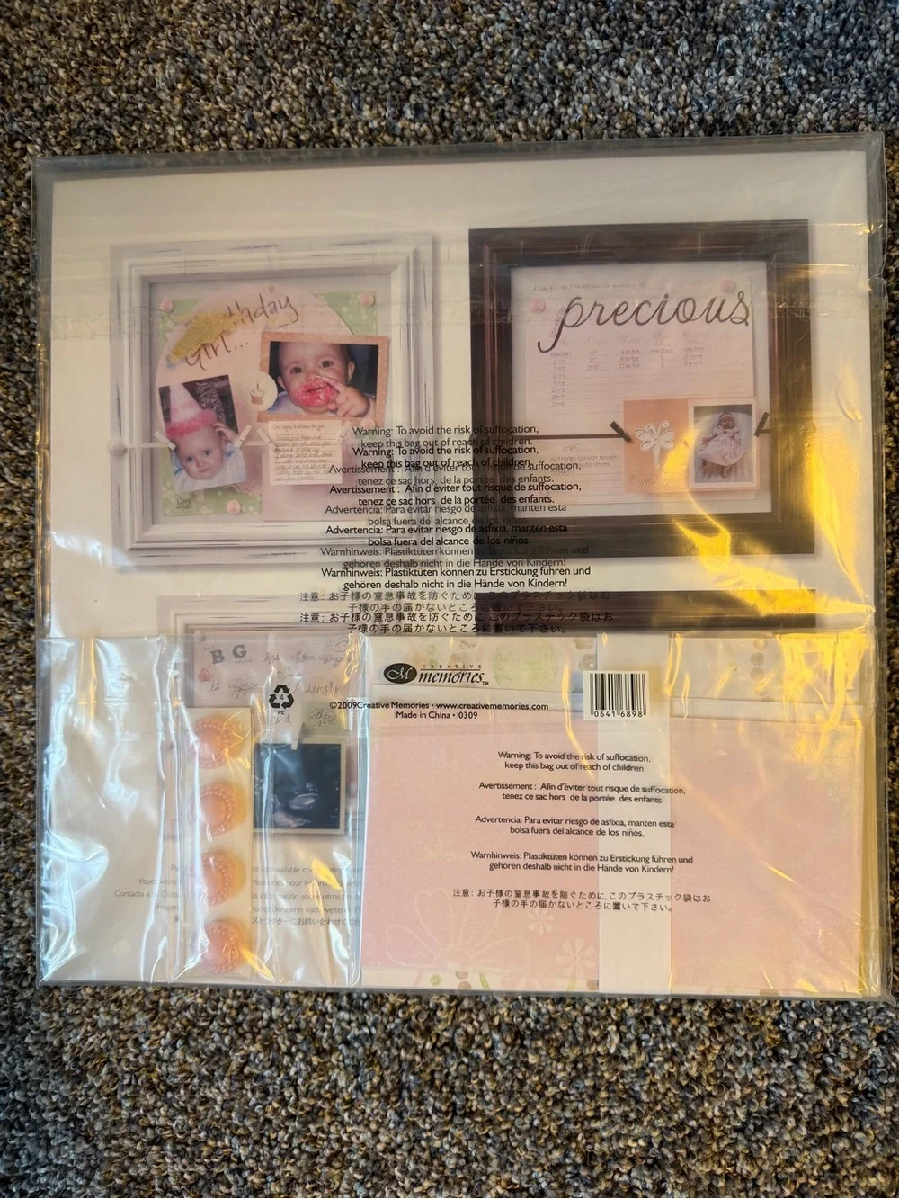 Creative Memories Delight Baby Girl Display Accents Delight (2009)